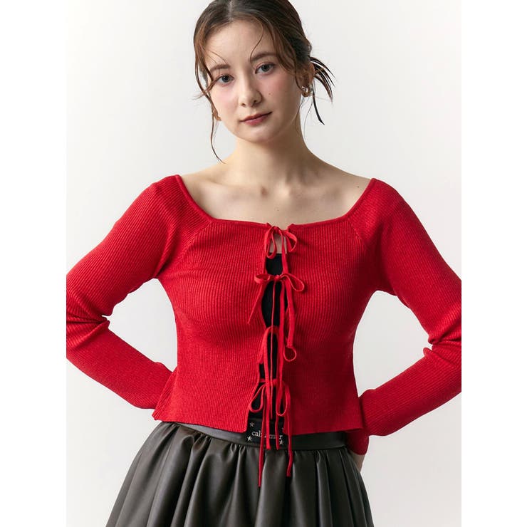 ２ＷＡＹリボンラメニット | CALNAMUR | 詳細画像12 