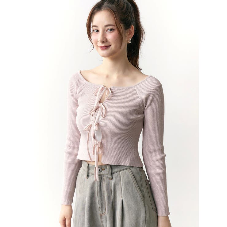 ２ＷＡＹリボンラメニット | CALNAMUR | 詳細画像18 