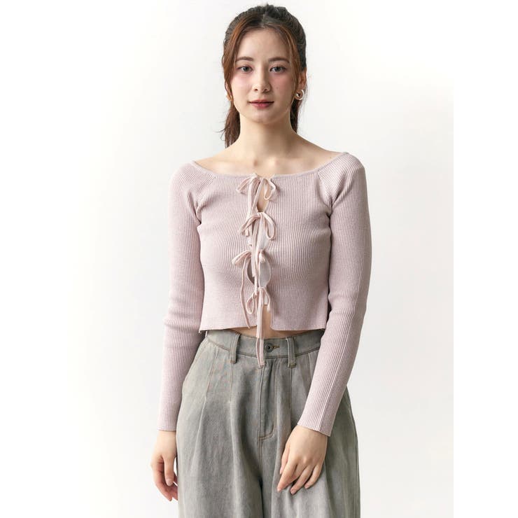 ２ＷＡＹリボンラメニット | CALNAMUR | 詳細画像21 