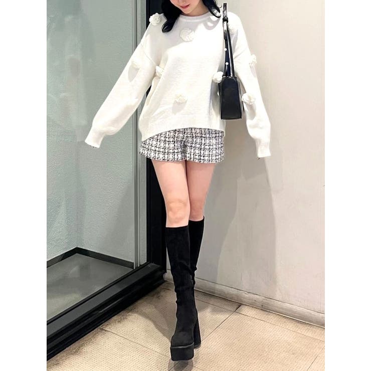 バラモチーフニット | CALNAMUR | 詳細画像10 