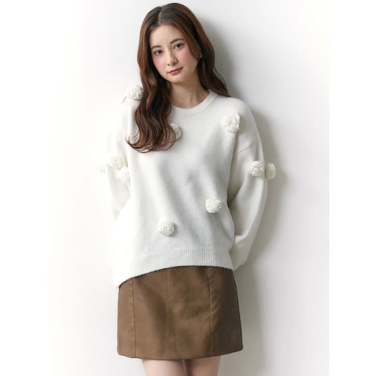 バラモチーフニット | CALNAMUR | 詳細画像13 