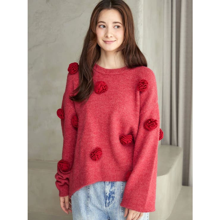 バラモチーフニット | CALNAMUR | 詳細画像19 