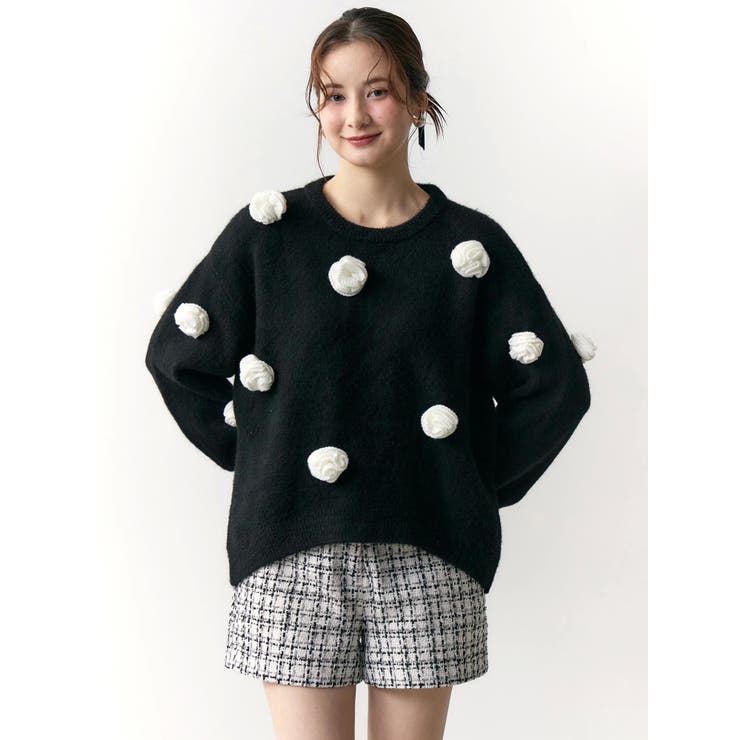 バラモチーフニット | CALNAMUR | 詳細画像24 