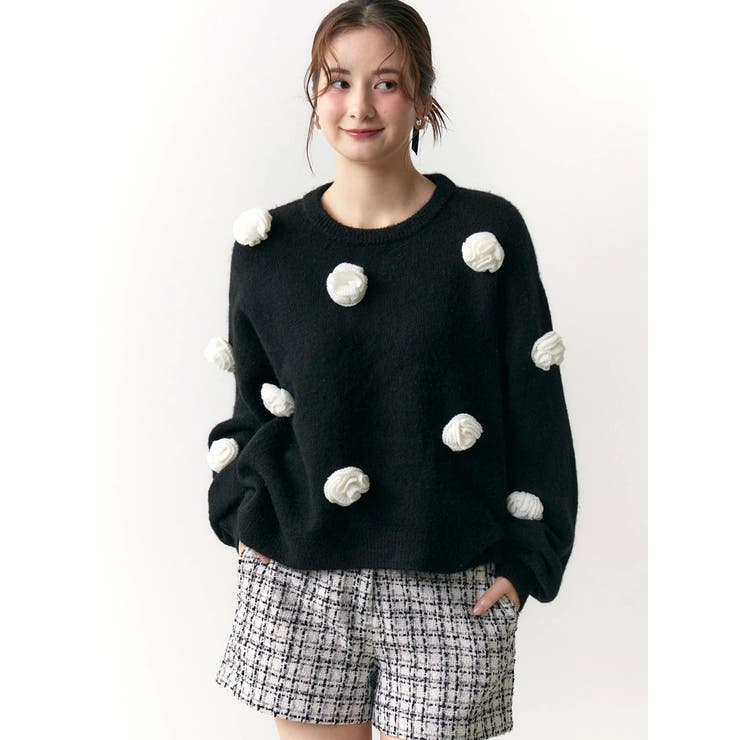 バラモチーフニット | CALNAMUR | 詳細画像25 