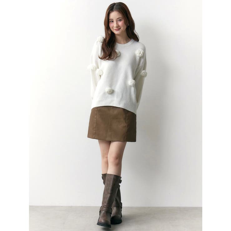 バラモチーフニット | CALNAMUR | 詳細画像29 