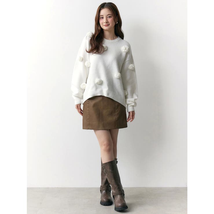 バラモチーフニット | CALNAMUR | 詳細画像30 