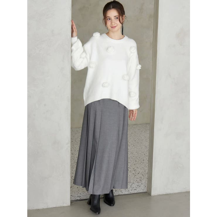 バラモチーフニット | CALNAMUR | 詳細画像32 