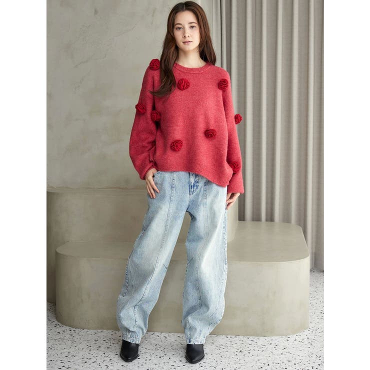 バラモチーフニット | CALNAMUR | 詳細画像36 