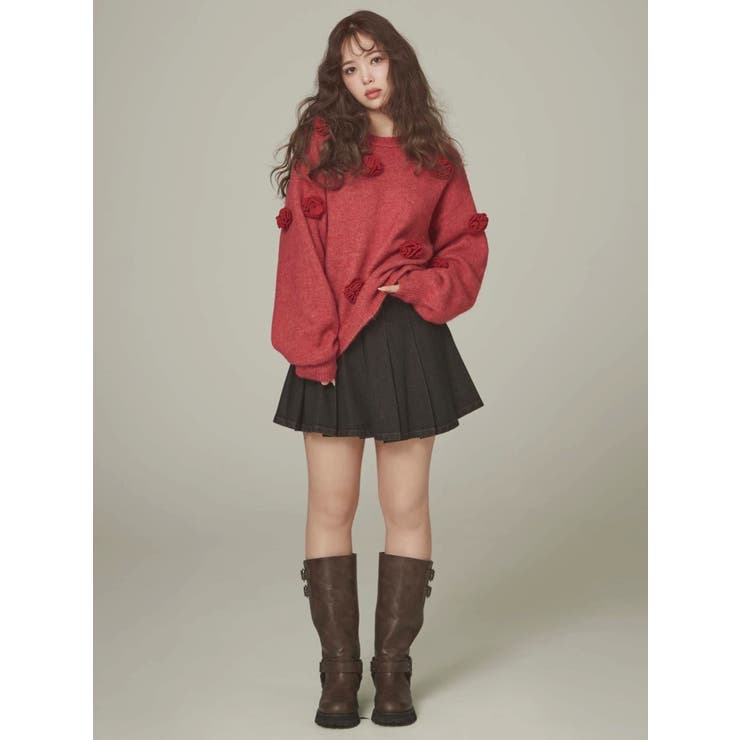 バラモチーフニット | CALNAMUR | 詳細画像7 