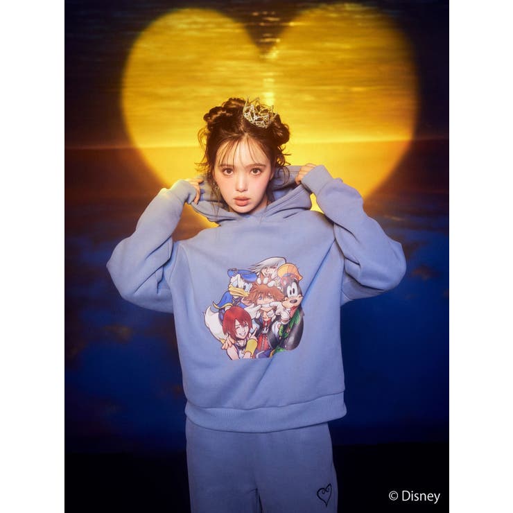 アイスブルー | キングダム ハーツ / パーカー | CALNAMUR