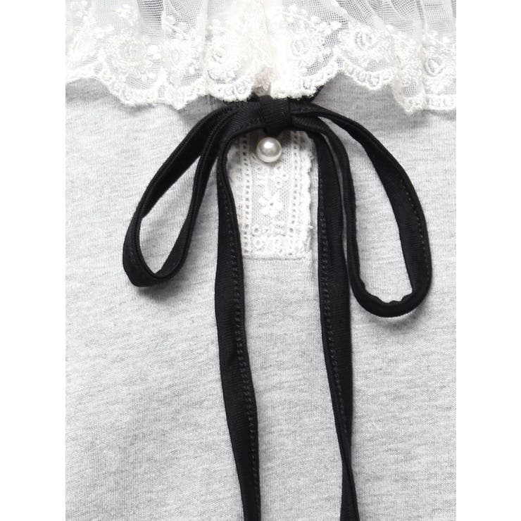 レースフリルトリミングロンティー | CALNAMUR | 詳細画像38 