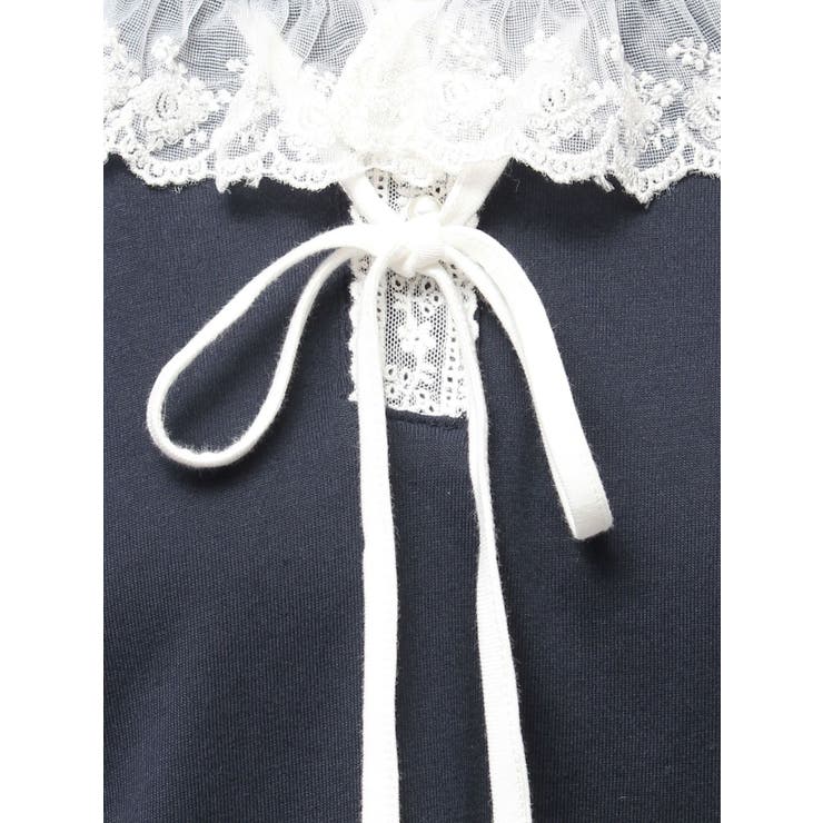 レースフリルトリミングロンティー | CALNAMUR | 詳細画像39 