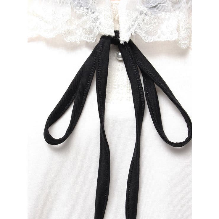 レースフリルトリミングロンティー | CALNAMUR | 詳細画像40 