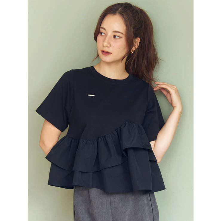 フリルヘムティアードＴシャツ | CALNAMUR | 詳細画像10 