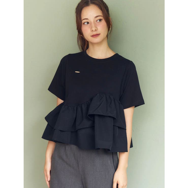 フリルヘムティアードＴシャツ | CALNAMUR | 詳細画像11 