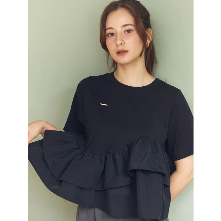 フリルヘムティアードＴシャツ | CALNAMUR | 詳細画像12 