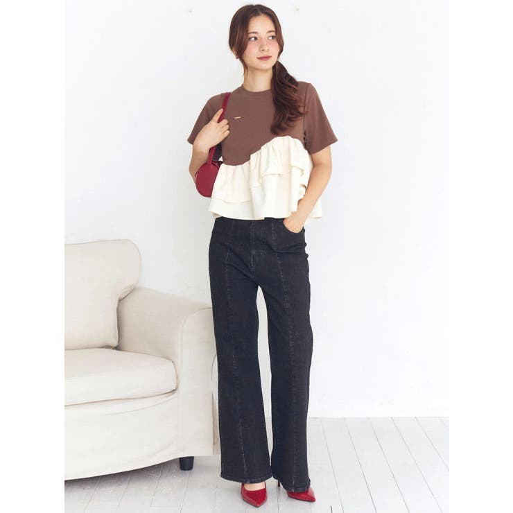 フリルヘムティアードＴシャツ | CALNAMUR | 詳細画像22 