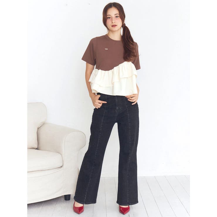 フリルヘムティアードＴシャツ | CALNAMUR | 詳細画像23 