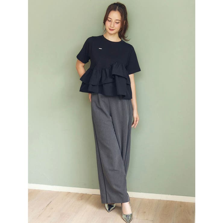 フリルヘムティアードＴシャツ | CALNAMUR | 詳細画像27 