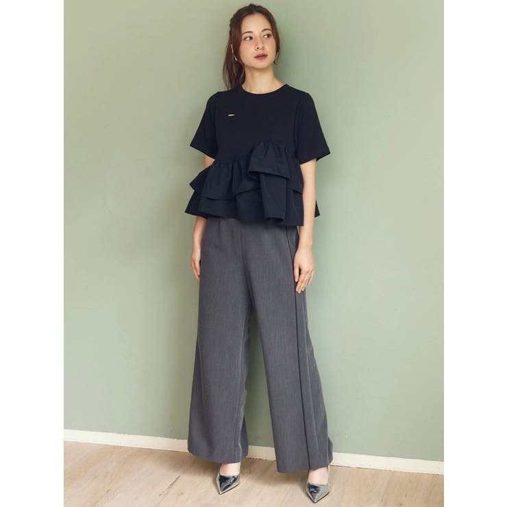 フリルヘムティアードＴシャツ | CALNAMUR | 詳細画像30 