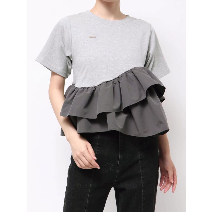 フリルヘムティアードＴシャツ | CALNAMUR | 詳細画像35 