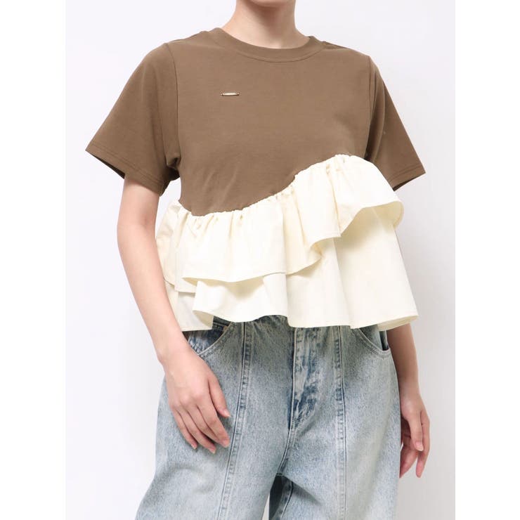 フリルヘムティアードＴシャツ | CALNAMUR | 詳細画像37 