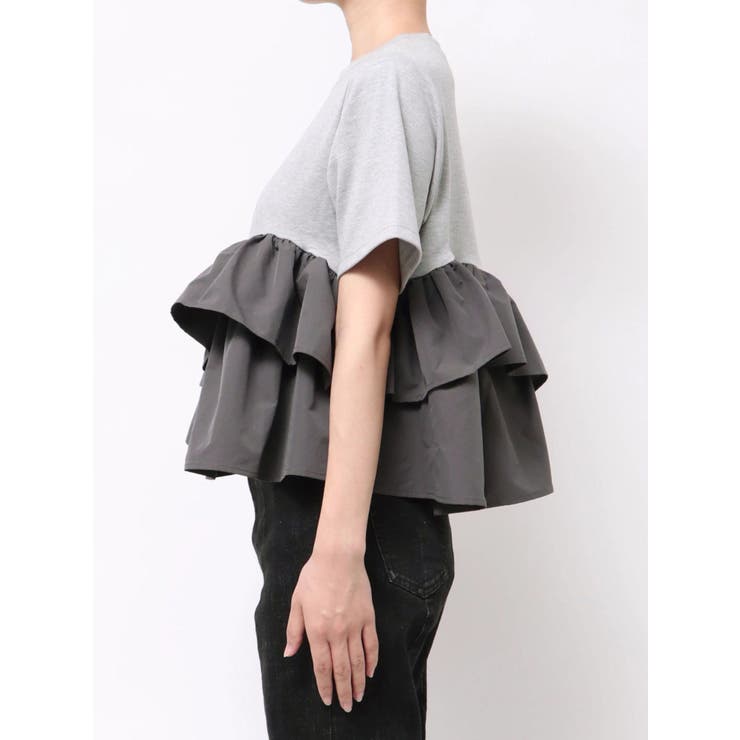 フリルヘムティアードＴシャツ | CALNAMUR | 詳細画像39 