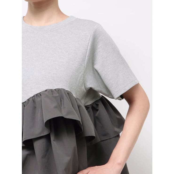 フリルヘムティアードＴシャツ | CALNAMUR | 詳細画像42 