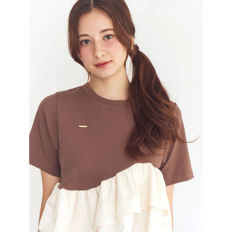 フリルヘムティアードＴシャツ | CALNAMUR | 詳細画像8 