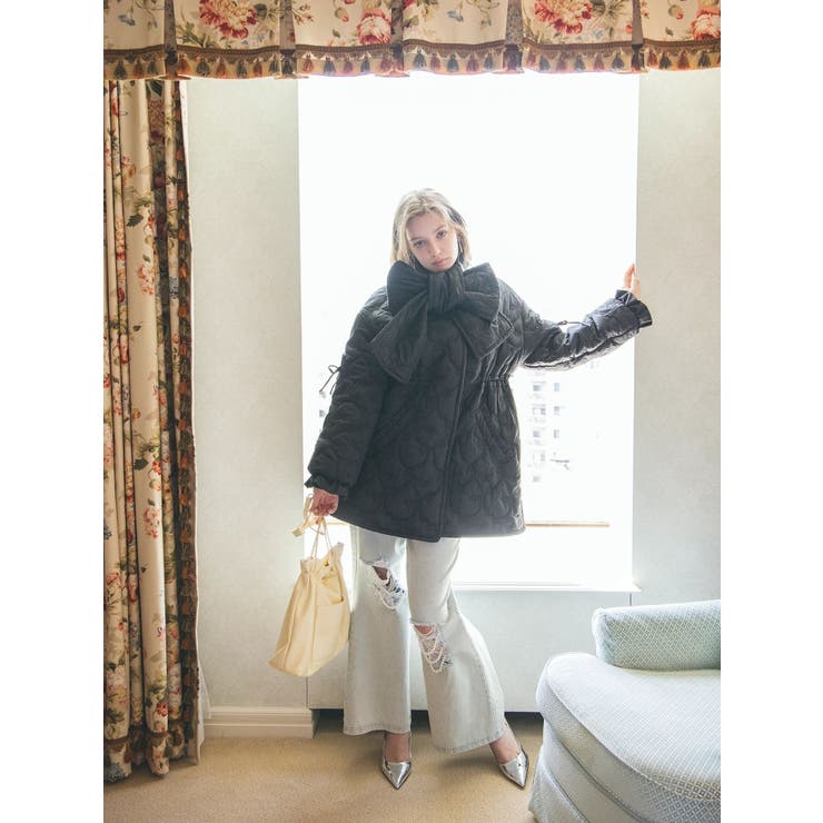 マフラー付きパフコート | CALNAMUR | 詳細画像10 