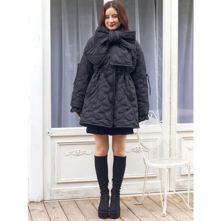 マフラー付きパフコート | CALNAMUR | 詳細画像46 