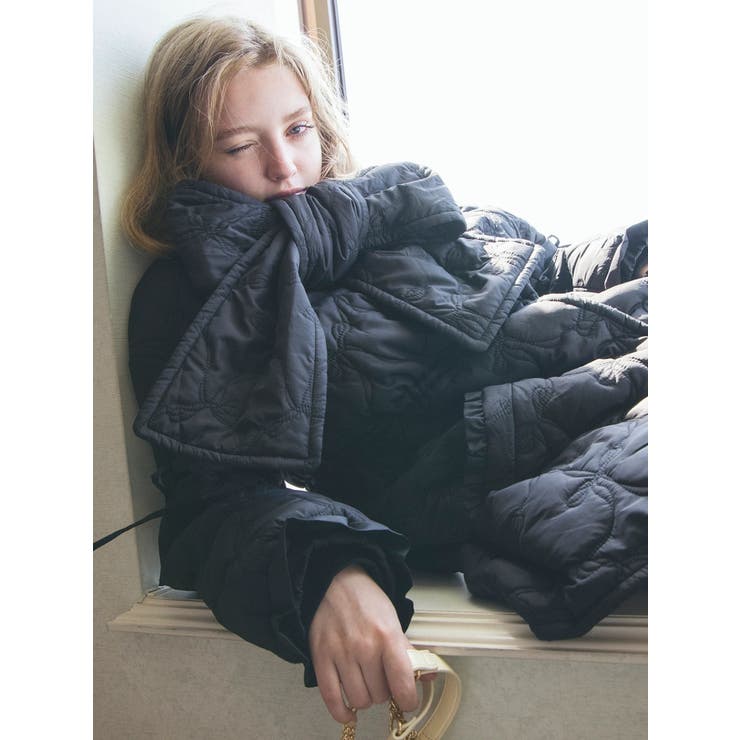 マフラー付きパフコート | CALNAMUR | 詳細画像6 