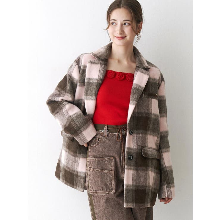 ミニシャギーテーラードコート | CALNAMUR | 詳細画像21 