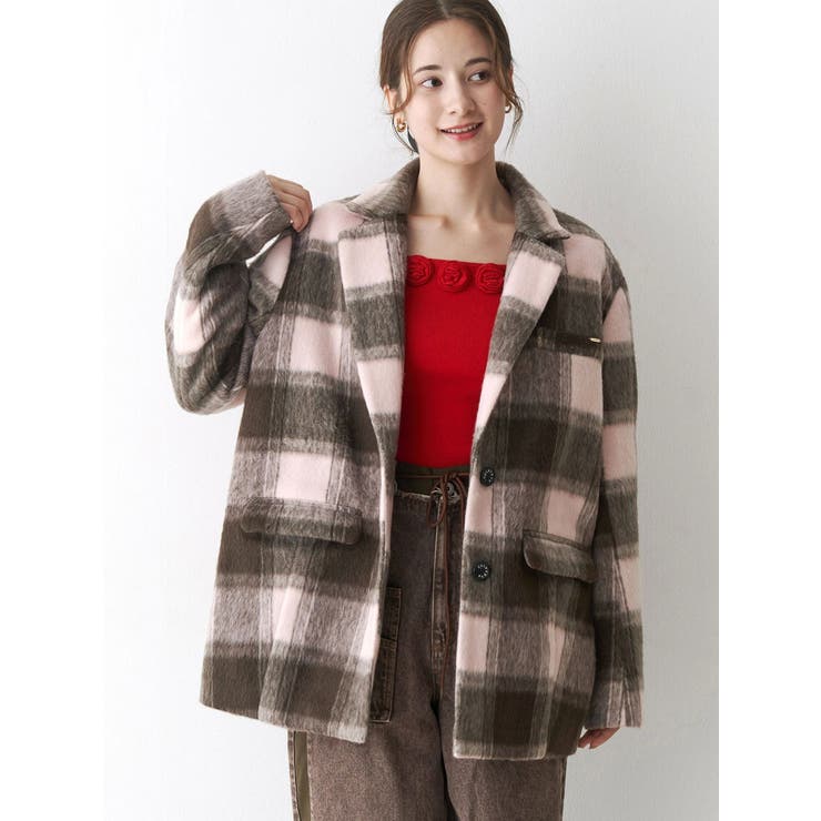 ミニシャギーテーラードコート | CALNAMUR | 詳細画像22 