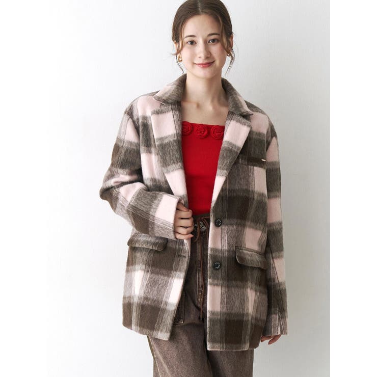 ミニシャギーテーラードコート | CALNAMUR | 詳細画像23 