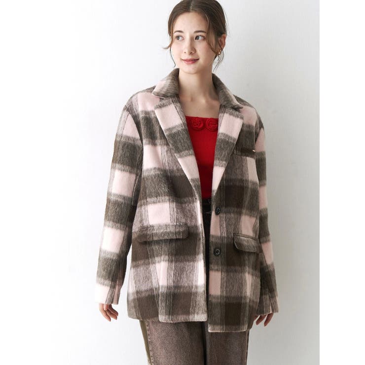 ミニシャギーテーラードコート | CALNAMUR | 詳細画像24 