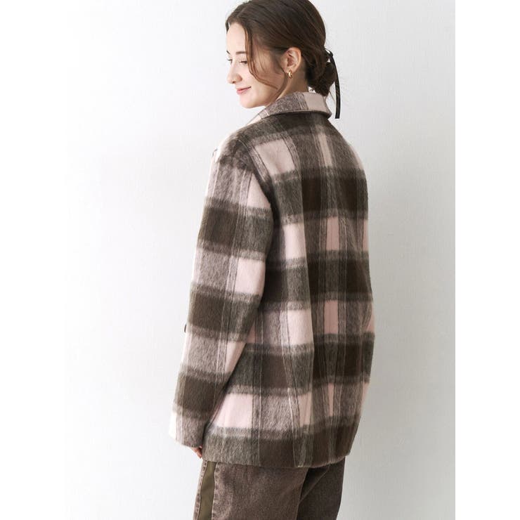 ミニシャギーテーラードコート | CALNAMUR | 詳細画像25 