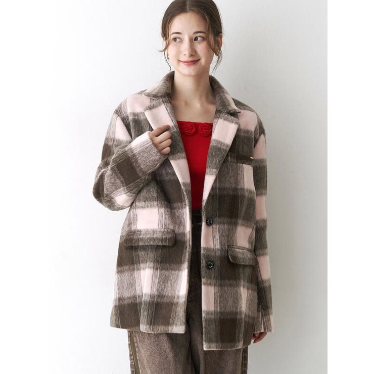 ミニシャギーテーラードコート | CALNAMUR | 詳細画像28 