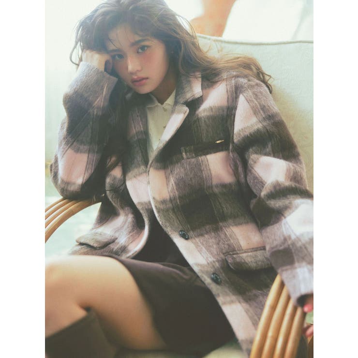 ミニシャギーテーラードコート | CALNAMUR | 詳細画像3 