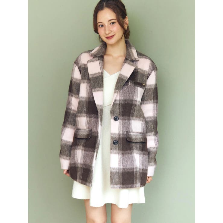 ミニシャギーテーラードコート | CALNAMUR | 詳細画像30 