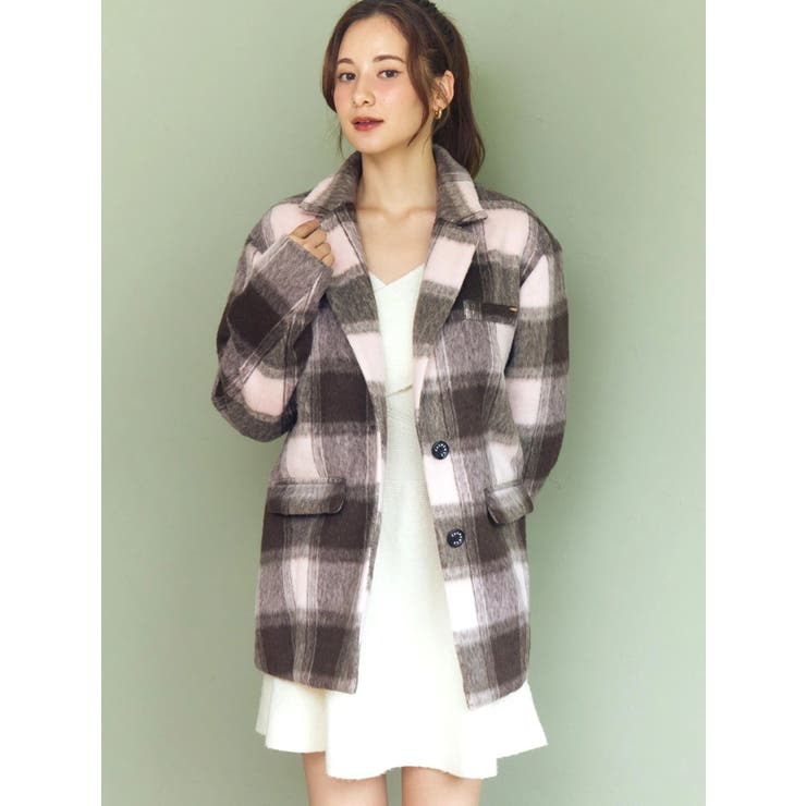 ミニシャギーテーラードコート | CALNAMUR | 詳細画像32 