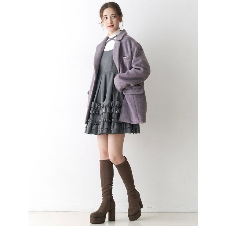 ミニシャギーテーラードコート | CALNAMUR | 詳細画像40 