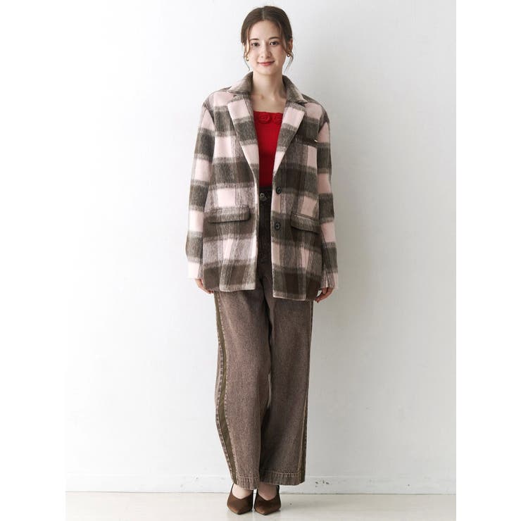 ミニシャギーテーラードコート | CALNAMUR | 詳細画像45 