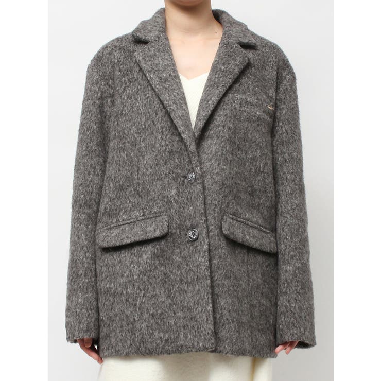 ミニシャギーテーラードコート | CALNAMUR | 詳細画像47 