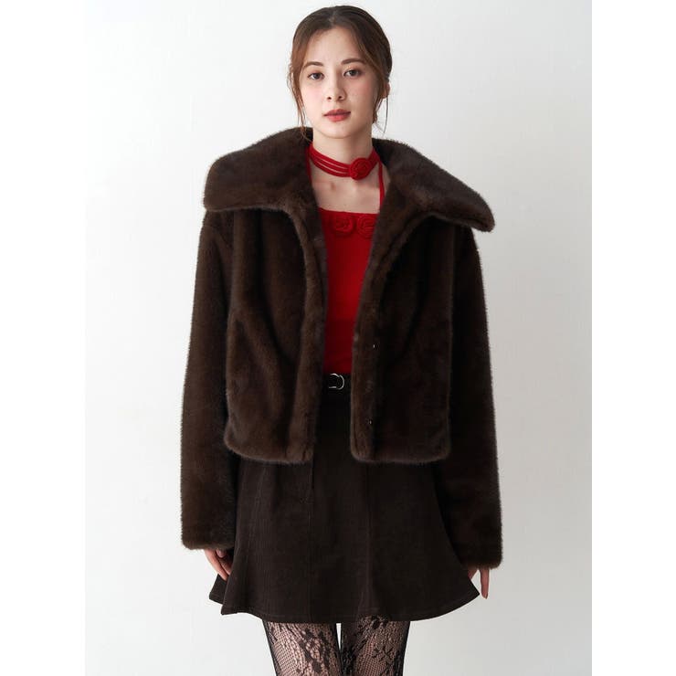 フェイクファーブルゾン | CALNAMUR | 詳細画像4 