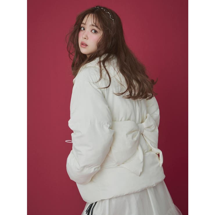 パフショートバックリボンブルゾン | CALNAMUR | 詳細画像5 