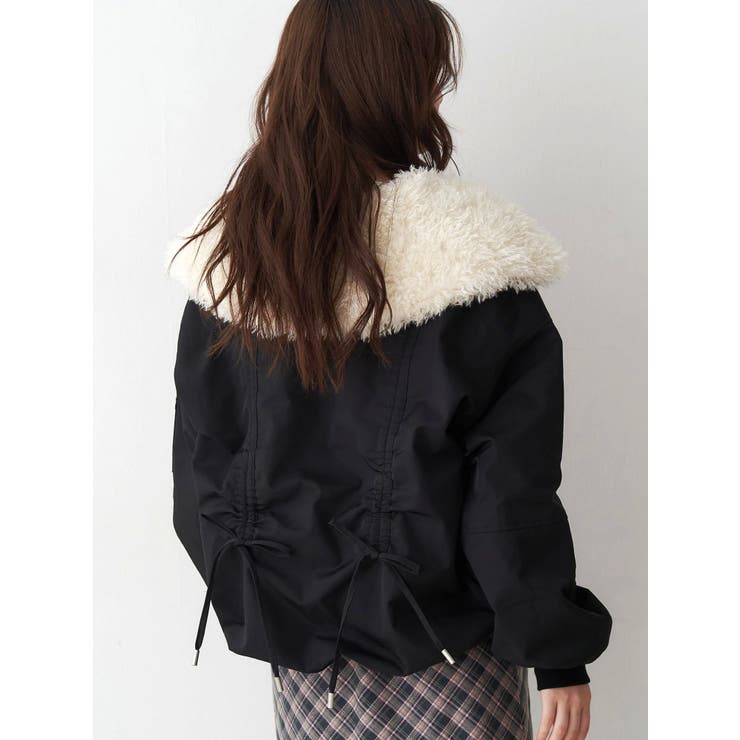 ファーカラーバルーンブルゾン | CALNAMUR | 詳細画像14