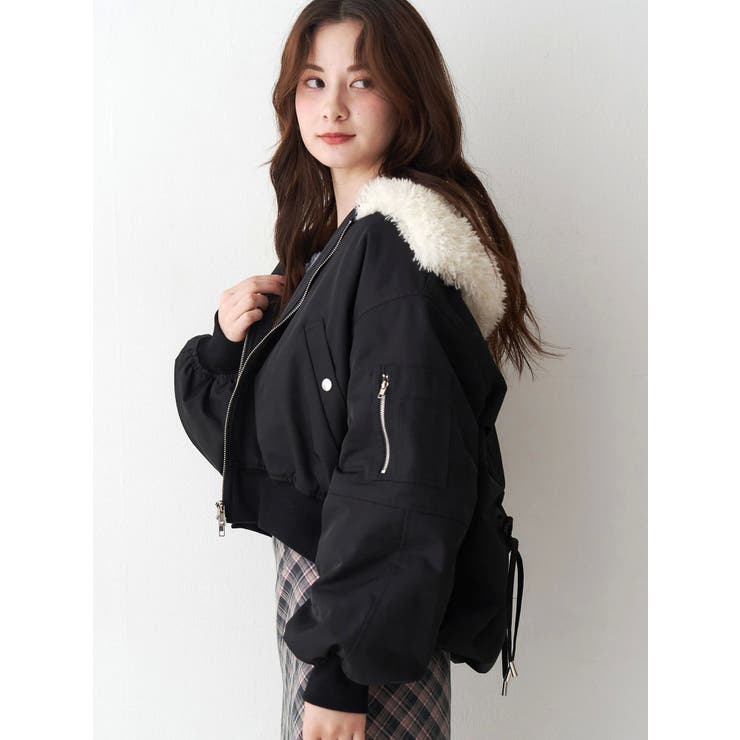 ファーカラーバルーンブルゾン | CALNAMUR | 詳細画像15