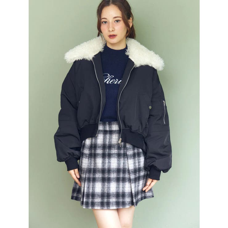 ファーカラーバルーンブルゾン | CALNAMUR | 詳細画像18