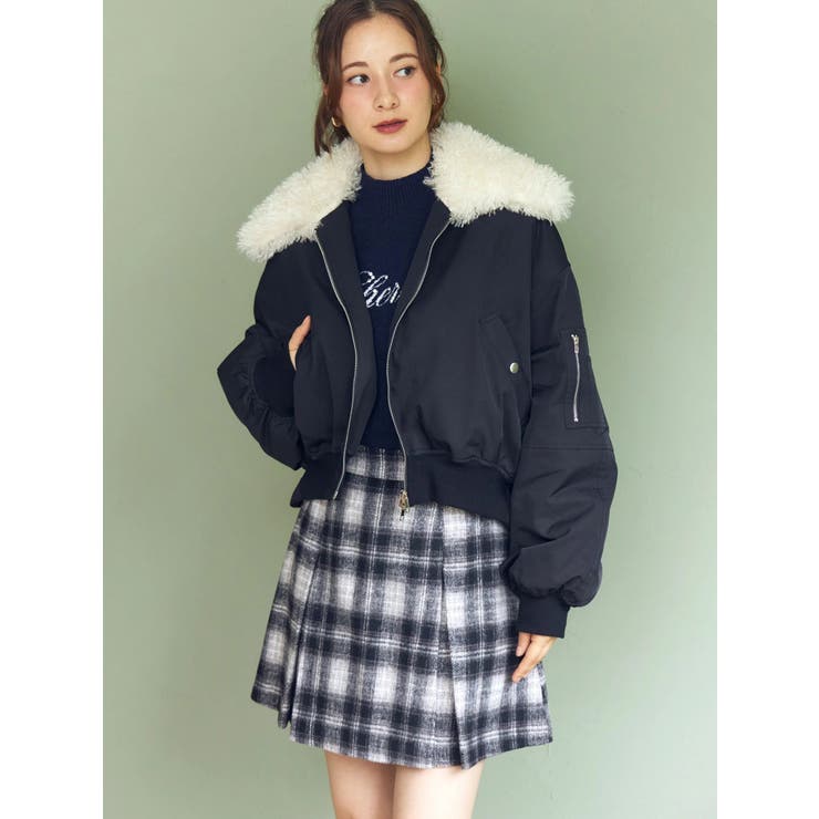 ファーカラーバルーンブルゾン | CALNAMUR | 詳細画像19